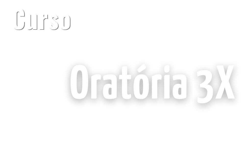 Curso Oratória 3X - Logo Branco